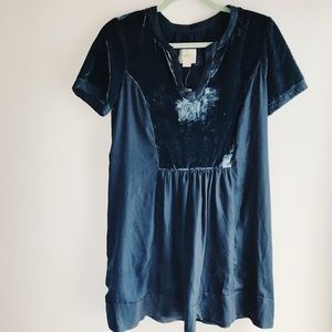 SOLD ANTHROPOLOGIE Maeve Velvet Tunic Ingrid Dress